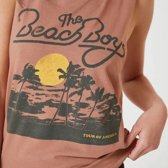 Beach boys graphic tee sz medium from Anthropologie - Picture 3 of 5